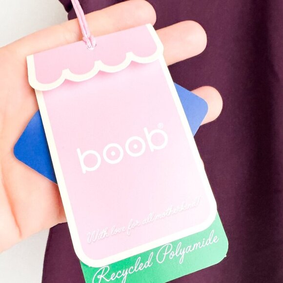 Boob Maternity Burgundy One Piece Swimsuit L - Picture 4 of 4